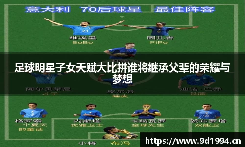 足球明星子女天赋大比拼谁将继承父辈的荣耀与梦想